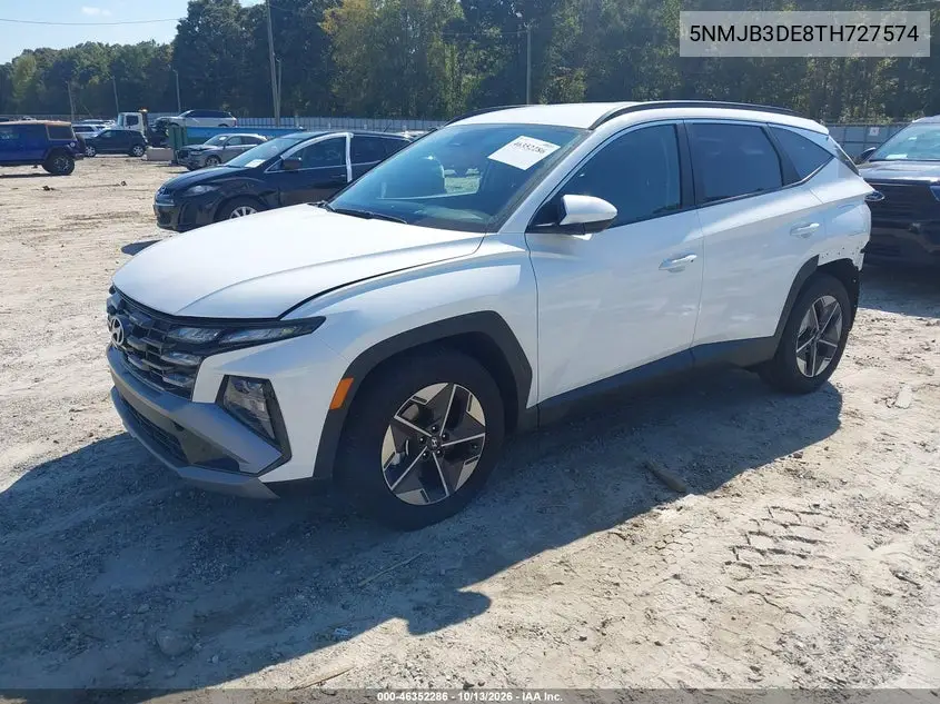 2026 HYUNDAI TUCSON VIN 5NMJB3DE8TH727574 — фото 2