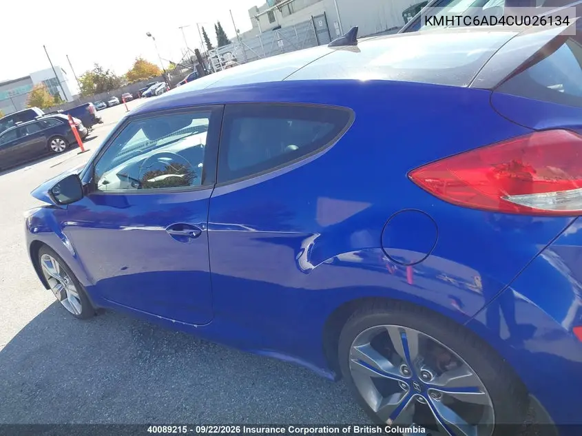 2012 HYUNDAI VELOSTER VIN KMHTC6AD4CU026134 — фото 15
