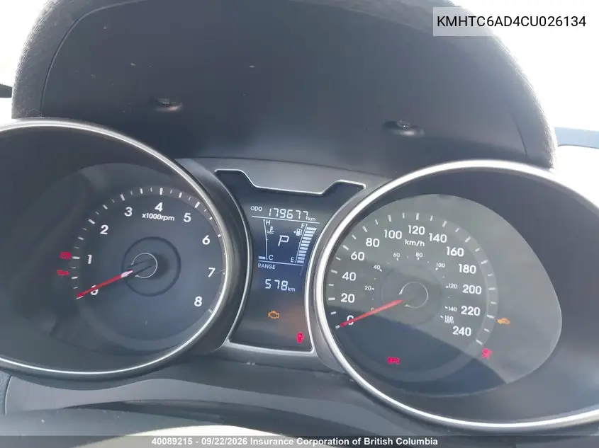 2012 HYUNDAI VELOSTER VIN KMHTC6AD4CU026134 — фото 7