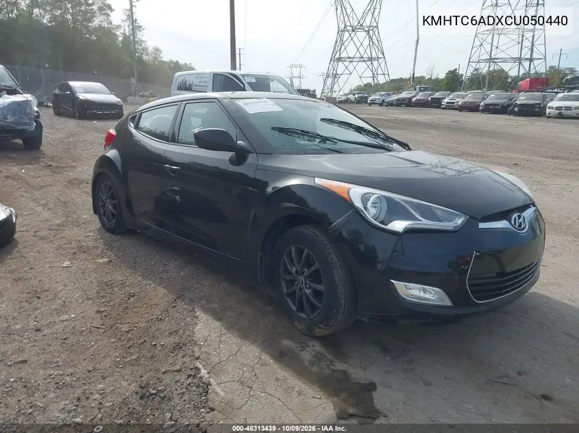 HYUNDAI VELOSTER 2012, VIN KMHTC6ADXCU050440