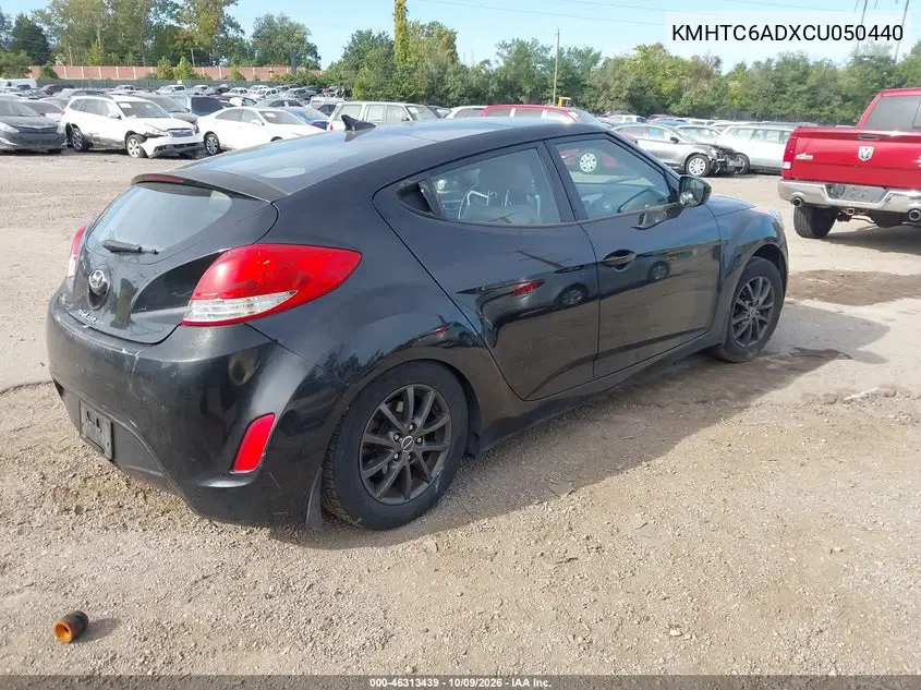 2012 HYUNDAI VELOSTER VIN KMHTC6ADXCU050440 — фото 4