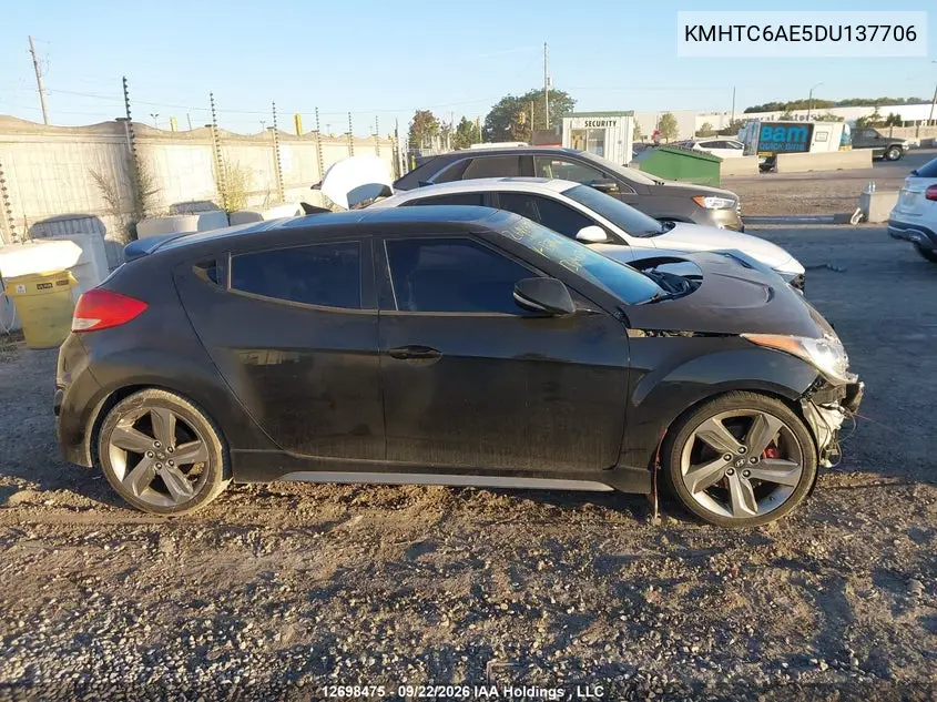 2013 HYUNDAI VELOSTER VIN KMHTC6AE5DU137706 — фото 12