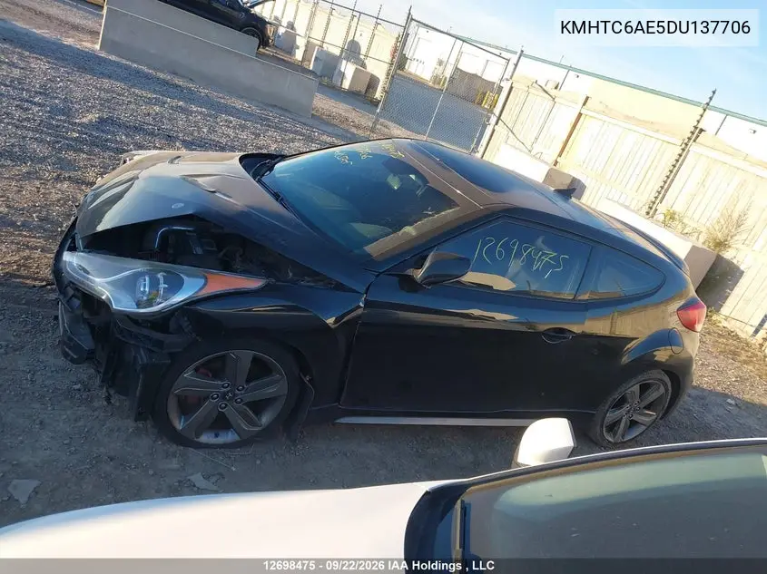 2013 HYUNDAI VELOSTER VIN KMHTC6AE5DU137706 — фото 13