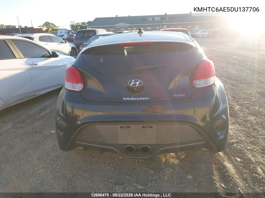 2013 HYUNDAI VELOSTER VIN KMHTC6AE5DU137706 — фото 15
