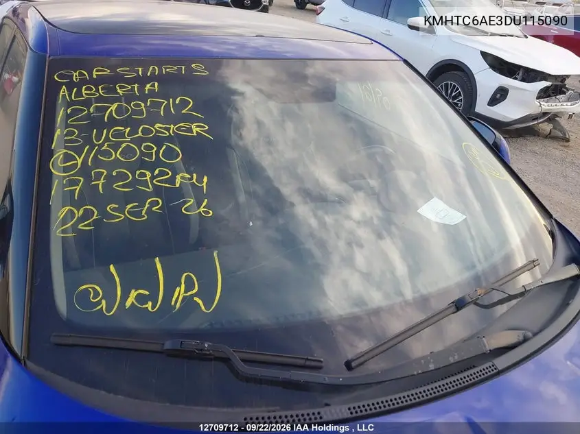 2013 HYUNDAI VELOSTER VIN KMHTC6AE3DU115090 — фото 16