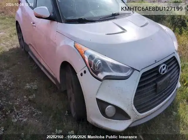 HYUNDAI VELOSTER 2013, VIN KMHTC6AE8DU127199