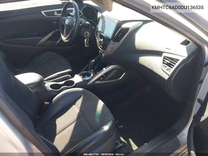 2013 HYUNDAI VELOSTER VIN KMHTC6AD0DU136535 — фото 5
