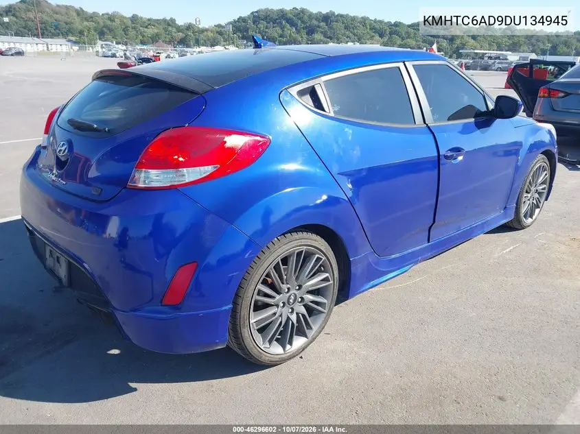 2013 HYUNDAI VELOSTER VIN KMHTC6AD9DU134945 — фото 4