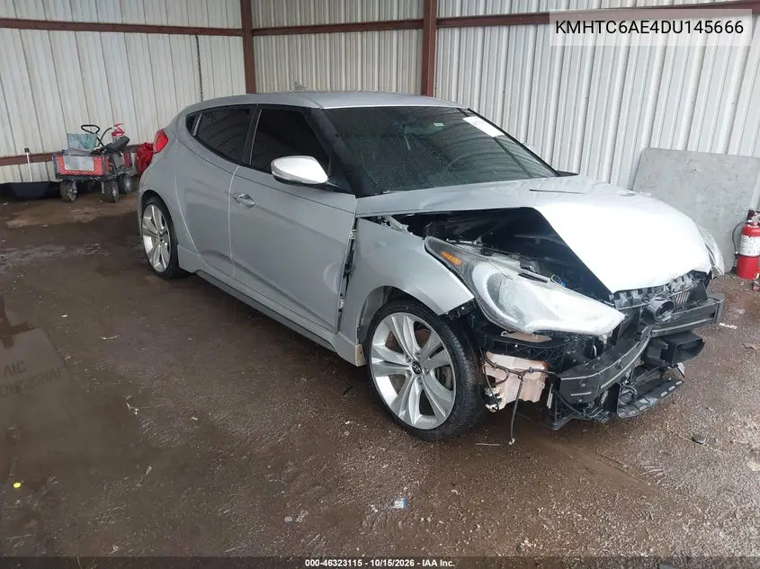 HYUNDAI VELOSTER 2013, VIN KMHTC6AE4DU145666