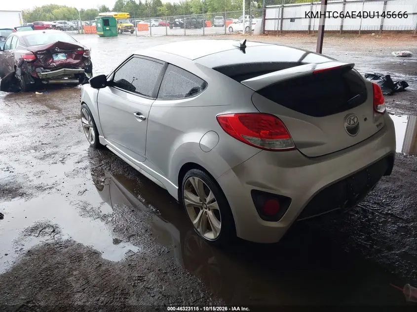 2013 HYUNDAI VELOSTER VIN KMHTC6AE4DU145666 — фото 3