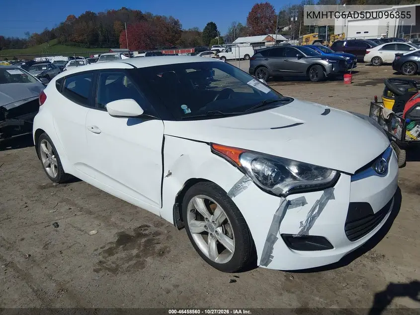 HYUNDAI VELOSTER 2013, VIN KMHTC6AD5DU096355