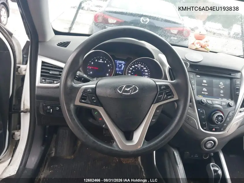 2014 HYUNDAI VELOSTER VIN KMHTC6AD4EU193838 — фото 19