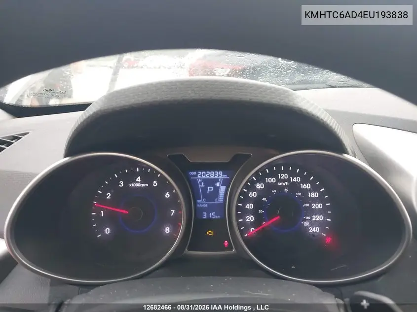 2014 HYUNDAI VELOSTER VIN KMHTC6AD4EU193838 — фото 7