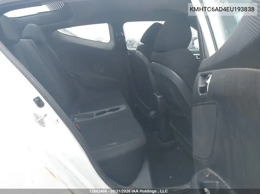 2014 HYUNDAI VELOSTER VIN KMHTC6AD4EU193838 — фото 8