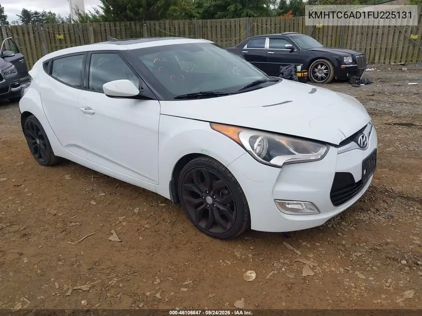 HYUNDAI VELOSTER 2015, VIN KMHTC6AD1FU225131
