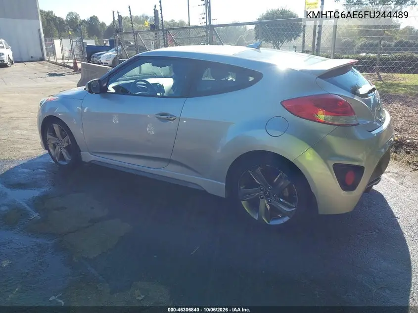 2015 HYUNDAI VELOSTER VIN KMHTC6AE6FU244489 — фото 3