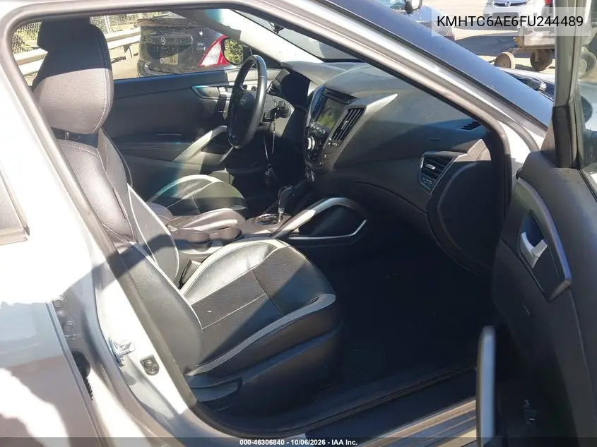 2015 HYUNDAI VELOSTER VIN KMHTC6AE6FU244489 — фото 5