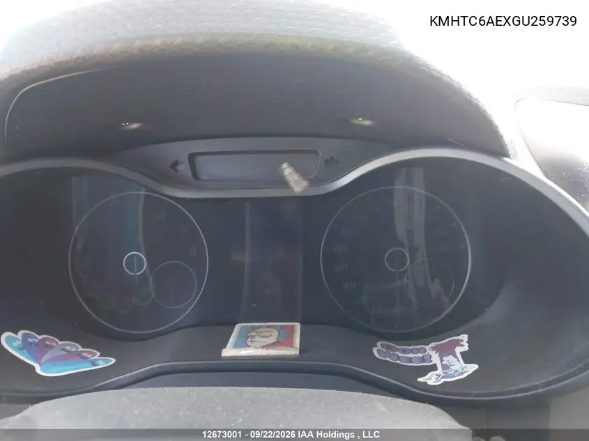 2016 HYUNDAI VELOSTER VIN KMHTC6AEXGU259739 — фото 7
