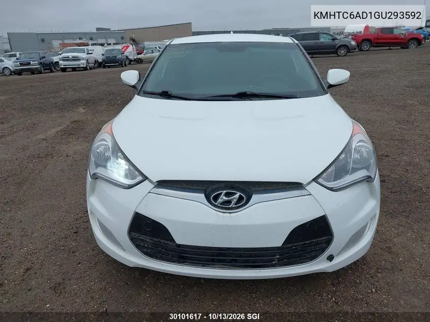 2016 HYUNDAI VELOSTER VIN KMHTC6AD1GU293592 — фото 12