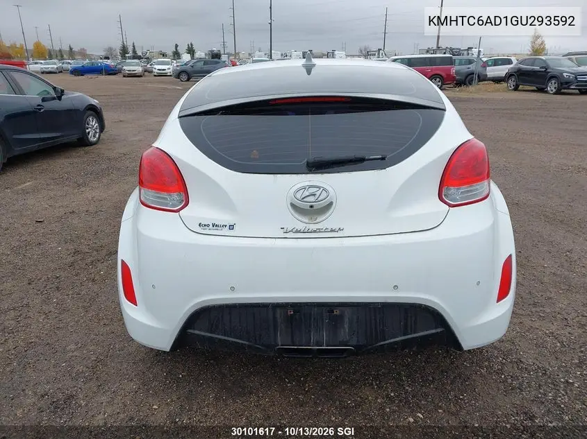 2016 HYUNDAI VELOSTER VIN KMHTC6AD1GU293592 — фото 16