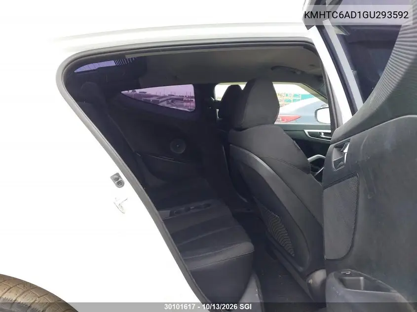 2016 HYUNDAI VELOSTER VIN KMHTC6AD1GU293592 — фото 8