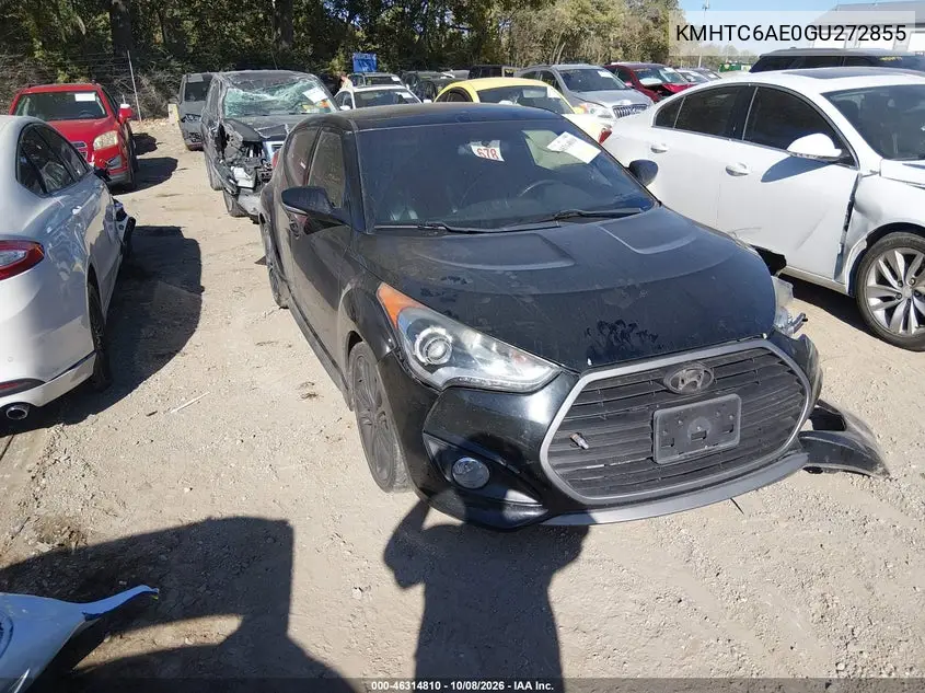 HYUNDAI VELOSTER 2016, VIN KMHTC6AE0GU272855