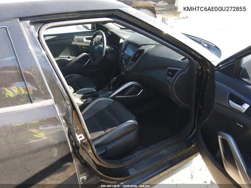 2016 HYUNDAI VELOSTER VIN KMHTC6AE0GU272855 — фото 5