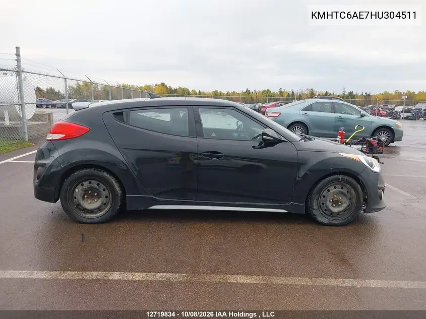 2017 HYUNDAI VELOSTER VIN KMHTC6AE7HU304511 — фото 12