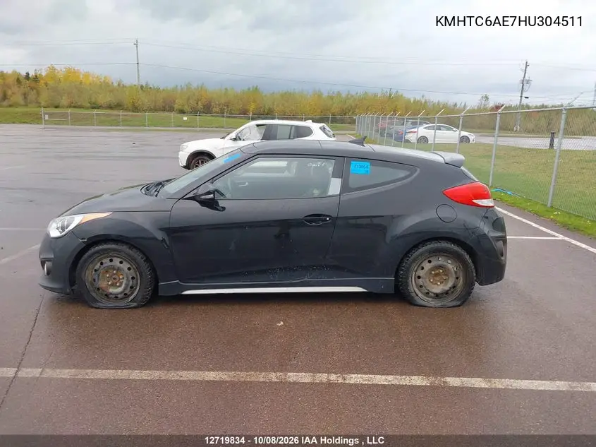 2017 HYUNDAI VELOSTER VIN KMHTC6AE7HU304511 — фото 13