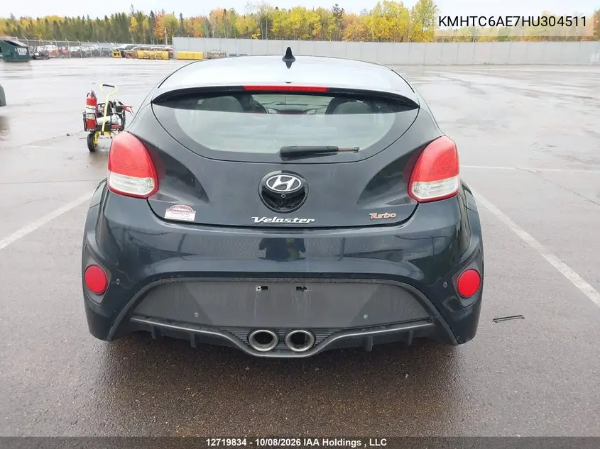 2017 HYUNDAI VELOSTER VIN KMHTC6AE7HU304511 — фото 15