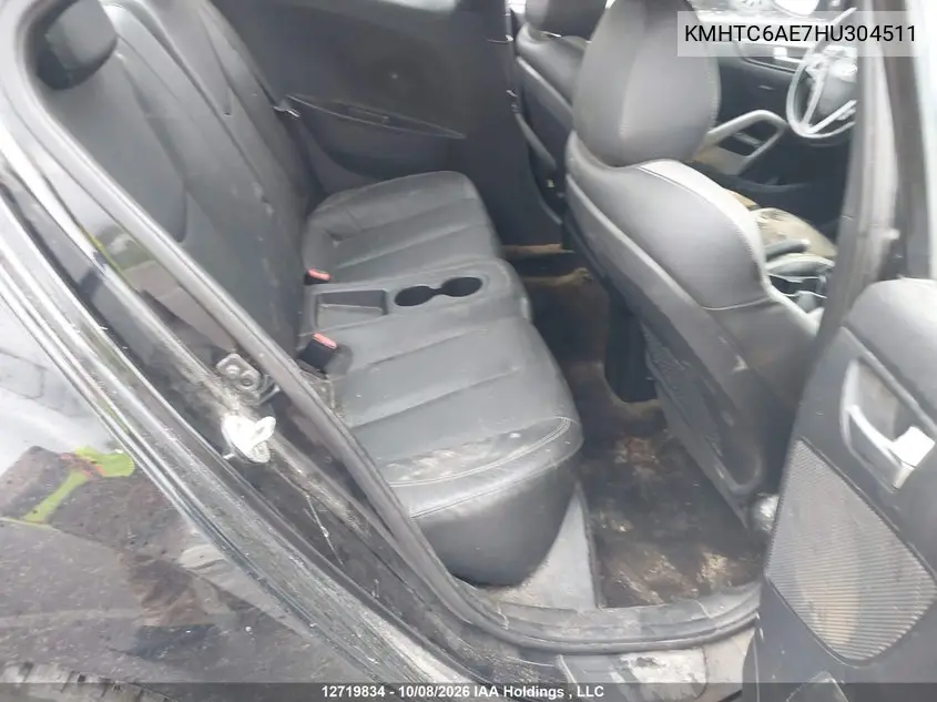 2017 HYUNDAI VELOSTER VIN KMHTC6AE7HU304511 — фото 8