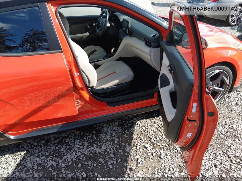 2019 HYUNDAI VELOSTER VIN KMHTH6AB8KU009142 — фото 5