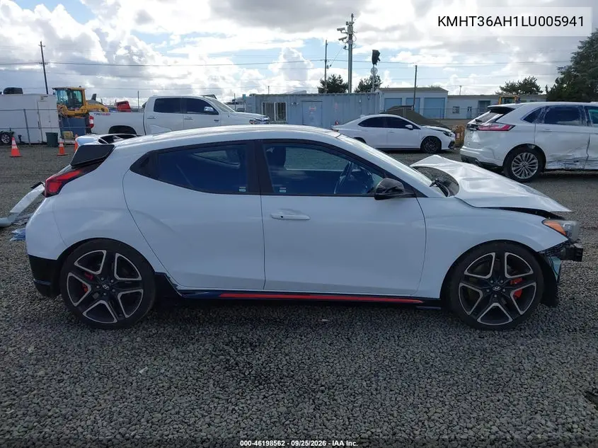 2020 HYUNDAI VELOSTER VIN KMHT36AH1LU005941 — фото 14