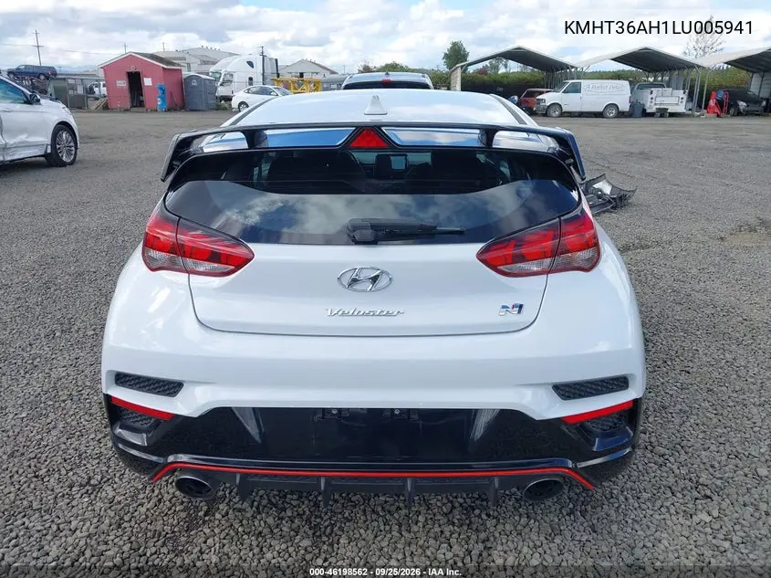 2020 HYUNDAI VELOSTER VIN KMHT36AH1LU005941 — фото 17