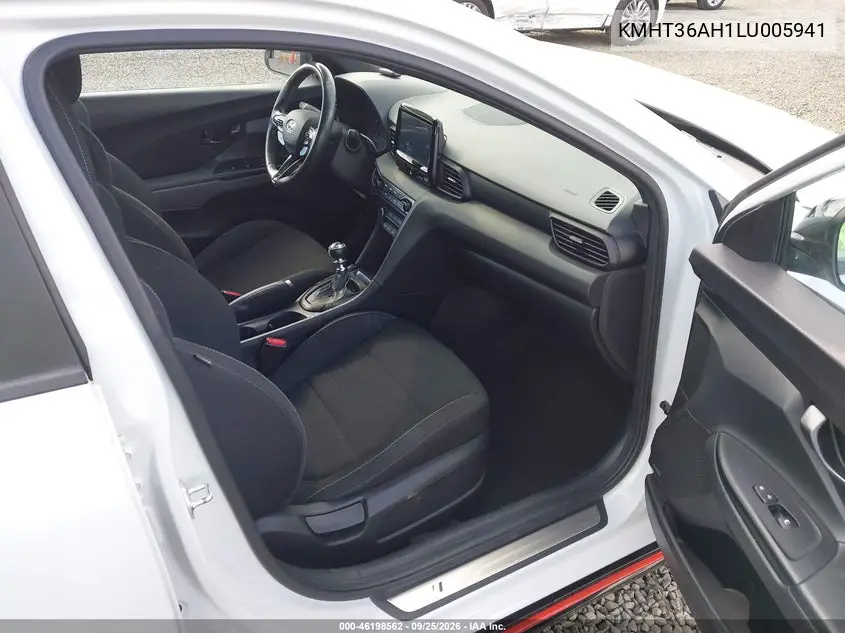 2020 HYUNDAI VELOSTER VIN KMHT36AH1LU005941 — фото 5