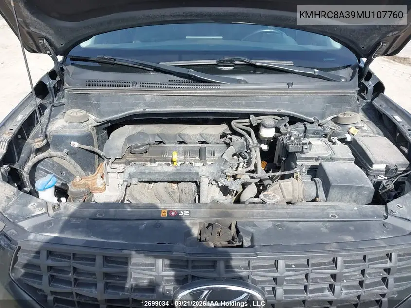 2021 HYUNDAI VENUE VIN KMHRC8A39MU107760 — фото 10