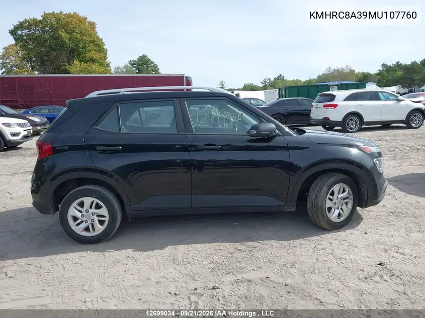 2021 HYUNDAI VENUE VIN KMHRC8A39MU107760 — фото 13