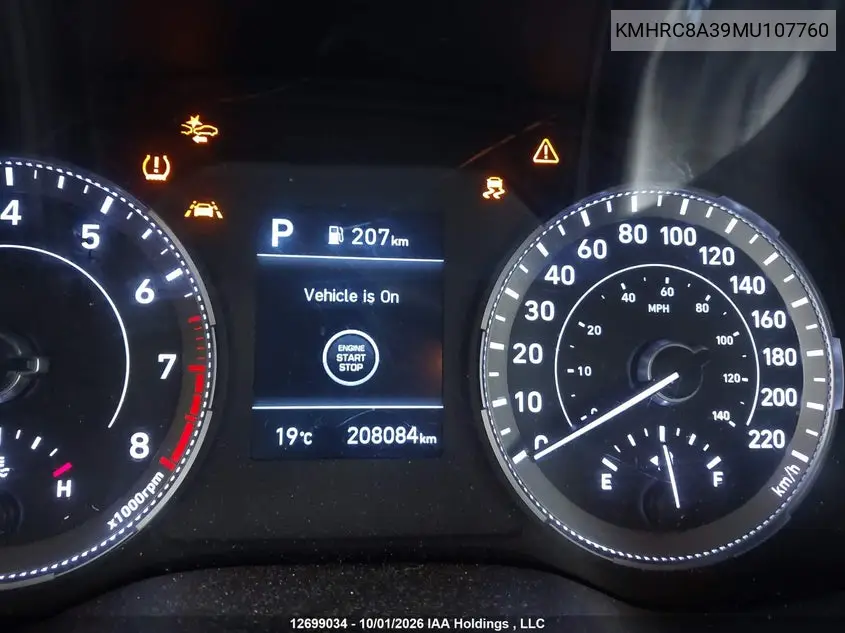 2021 HYUNDAI VENUE VIN KMHRC8A39MU107760 — фото 15