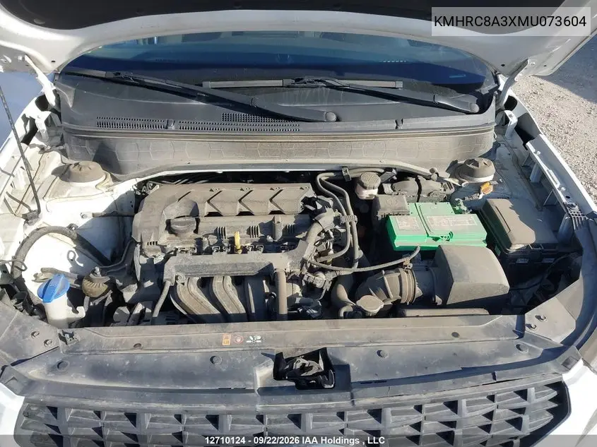 2021 HYUNDAI VENUE VIN KMHRC8A3XMU073604 — фото 10