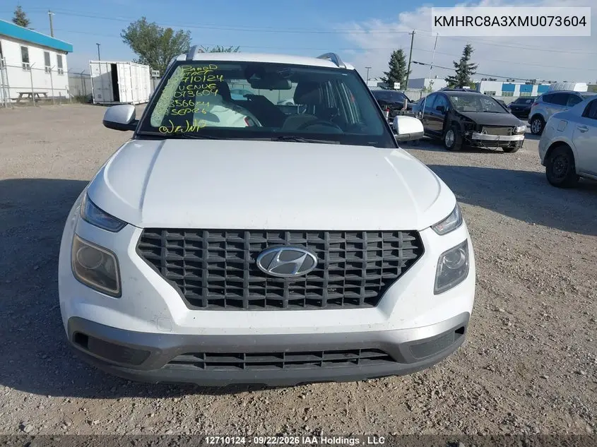 2021 HYUNDAI VENUE VIN KMHRC8A3XMU073604 — фото 13