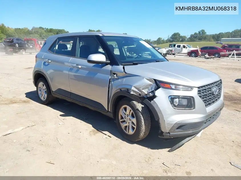 HYUNDAI VENUE 2021, VIN KMHRB8A32MU068318