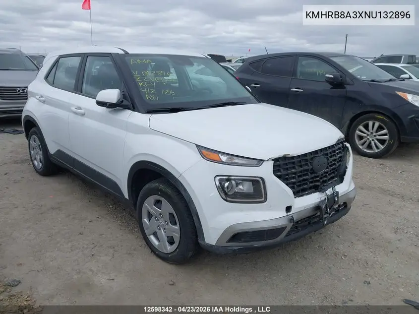 HYUNDAI VENUE 2022, VIN KMHRB8A3XNU132896