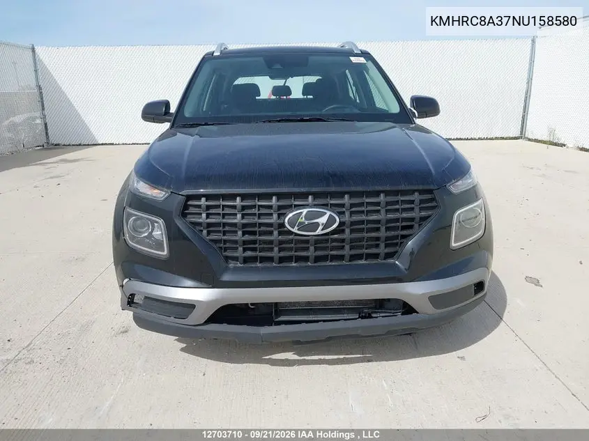 2022 HYUNDAI VENUE VIN KMHRC8A37NU158580 — фото 12
