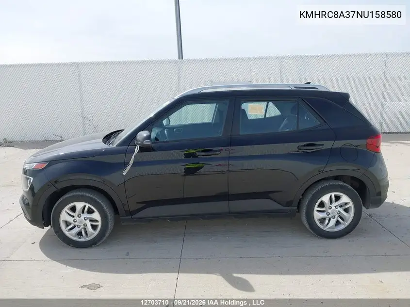 2022 HYUNDAI VENUE VIN KMHRC8A37NU158580 — фото 14