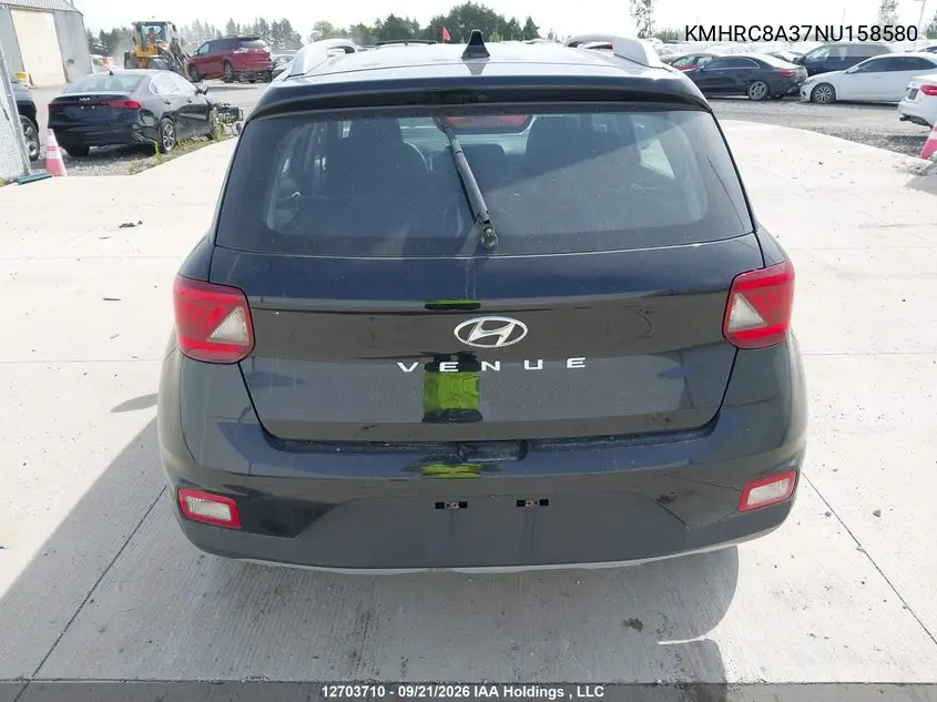 2022 HYUNDAI VENUE VIN KMHRC8A37NU158580 — фото 16