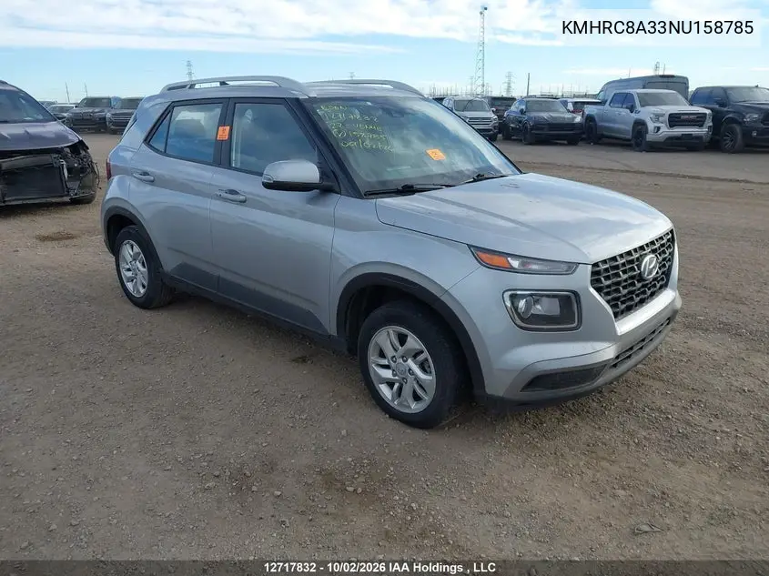 HYUNDAI VENUE 2022, VIN KMHRC8A33NU158785