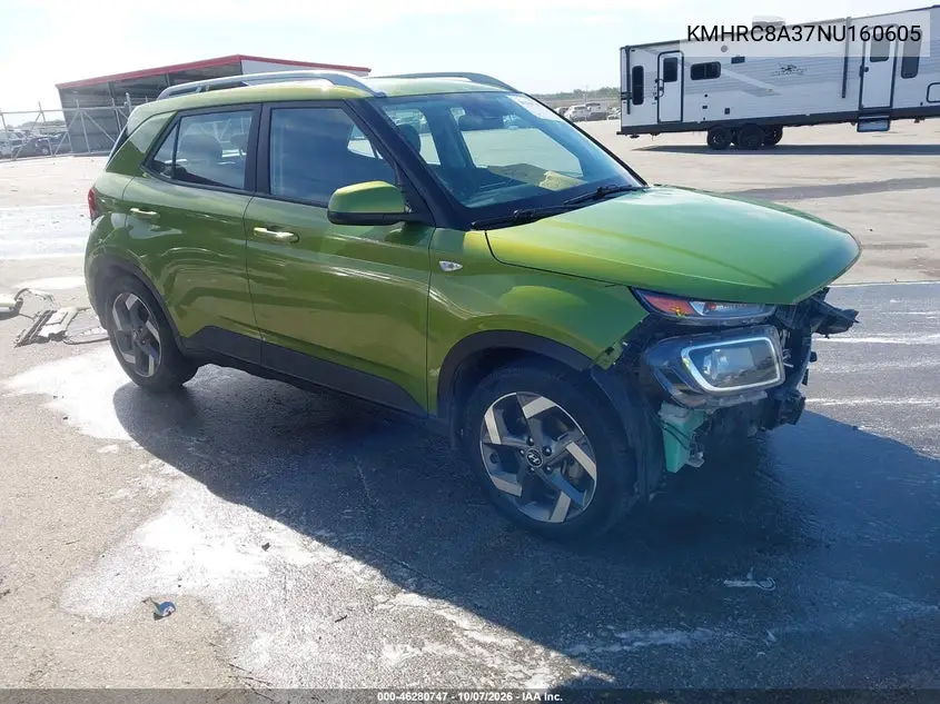 HYUNDAI VENUE 2022, VIN KMHRC8A37NU160605
