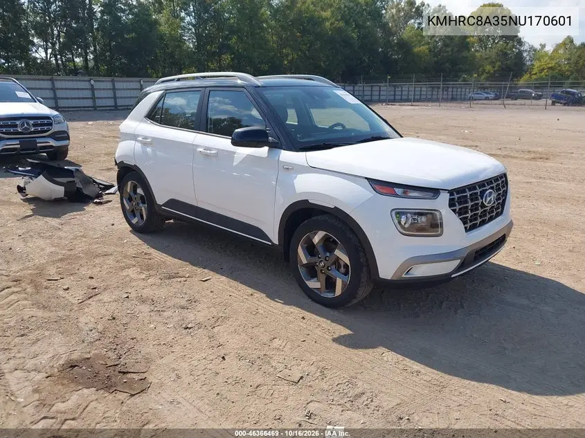 HYUNDAI VENUE 2022, VIN KMHRC8A35NU170601