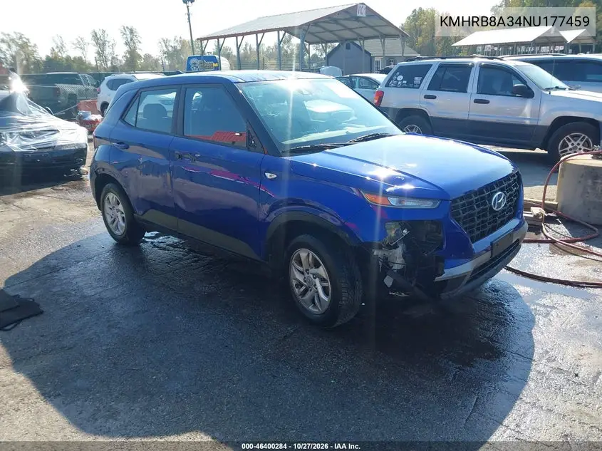 HYUNDAI VENUE 2022, VIN KMHRB8A34NU177459