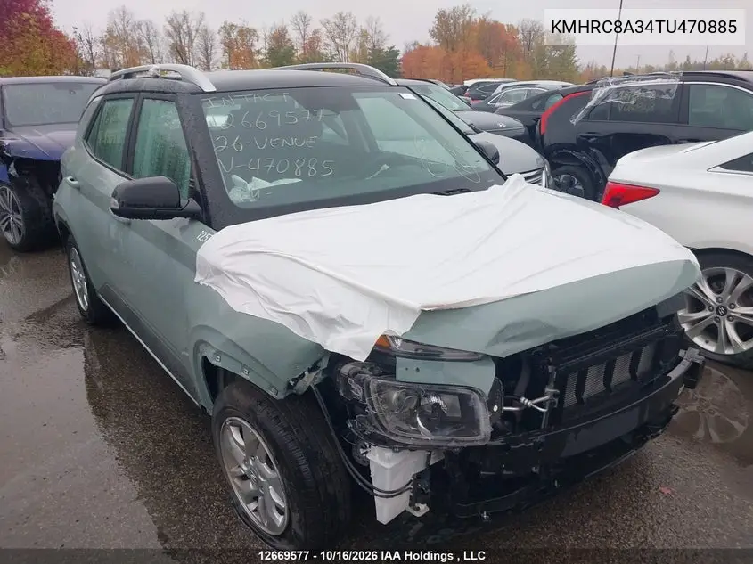 HYUNDAI VENUE 2026, VIN KMHRC8A34TU470885